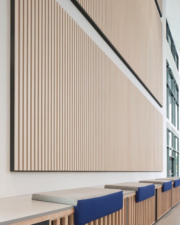 birch veneered timber acoustic panels