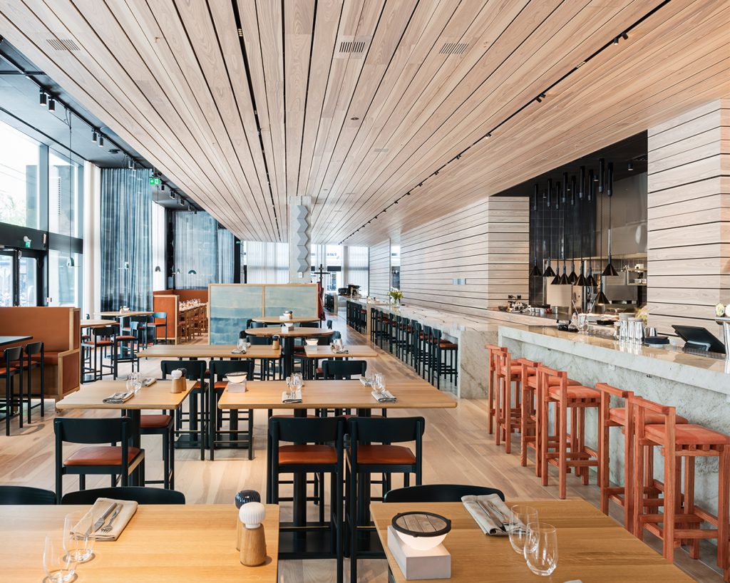 Nordic inspired restaurant interior