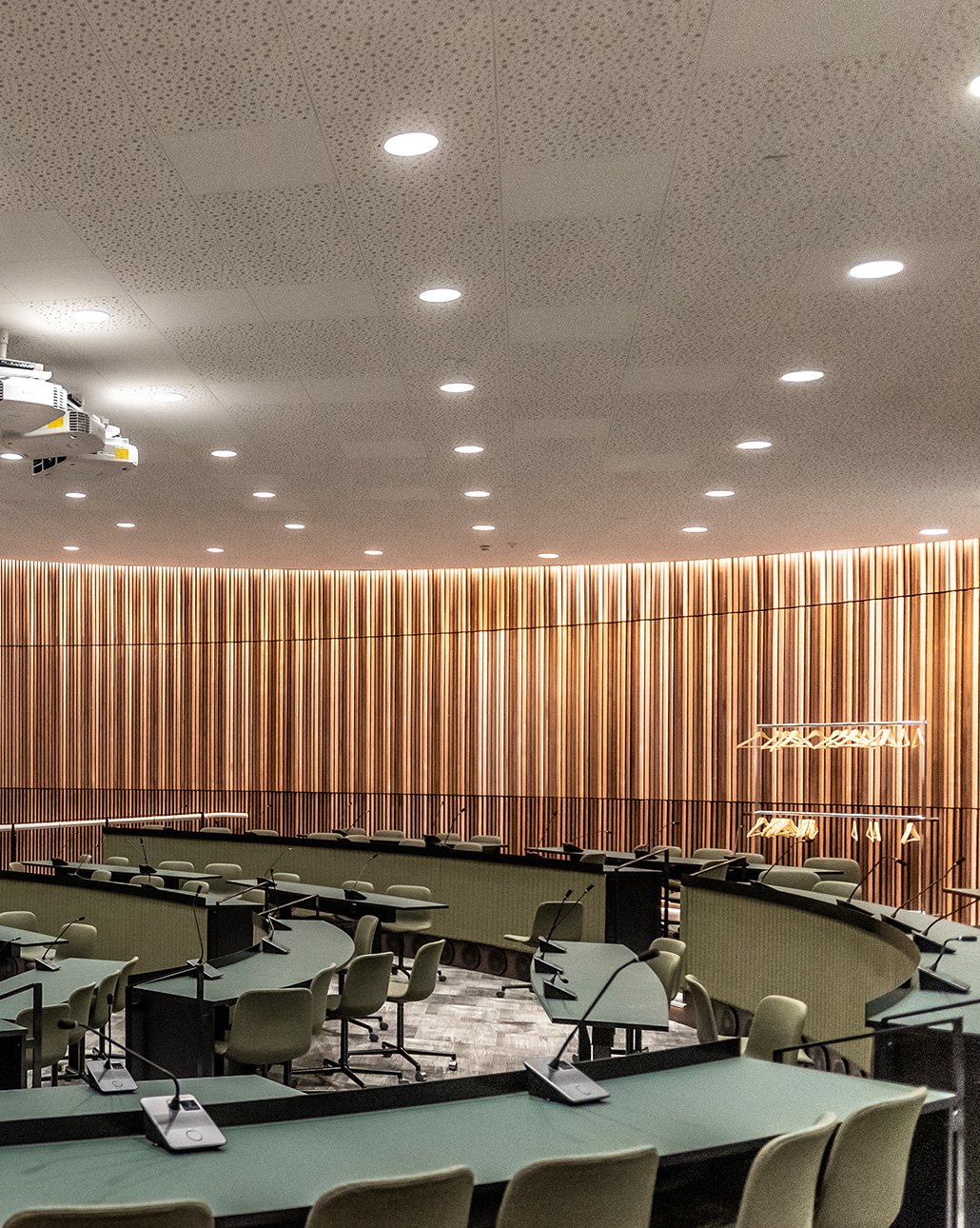 Classroom with Gustafs acoustic panels