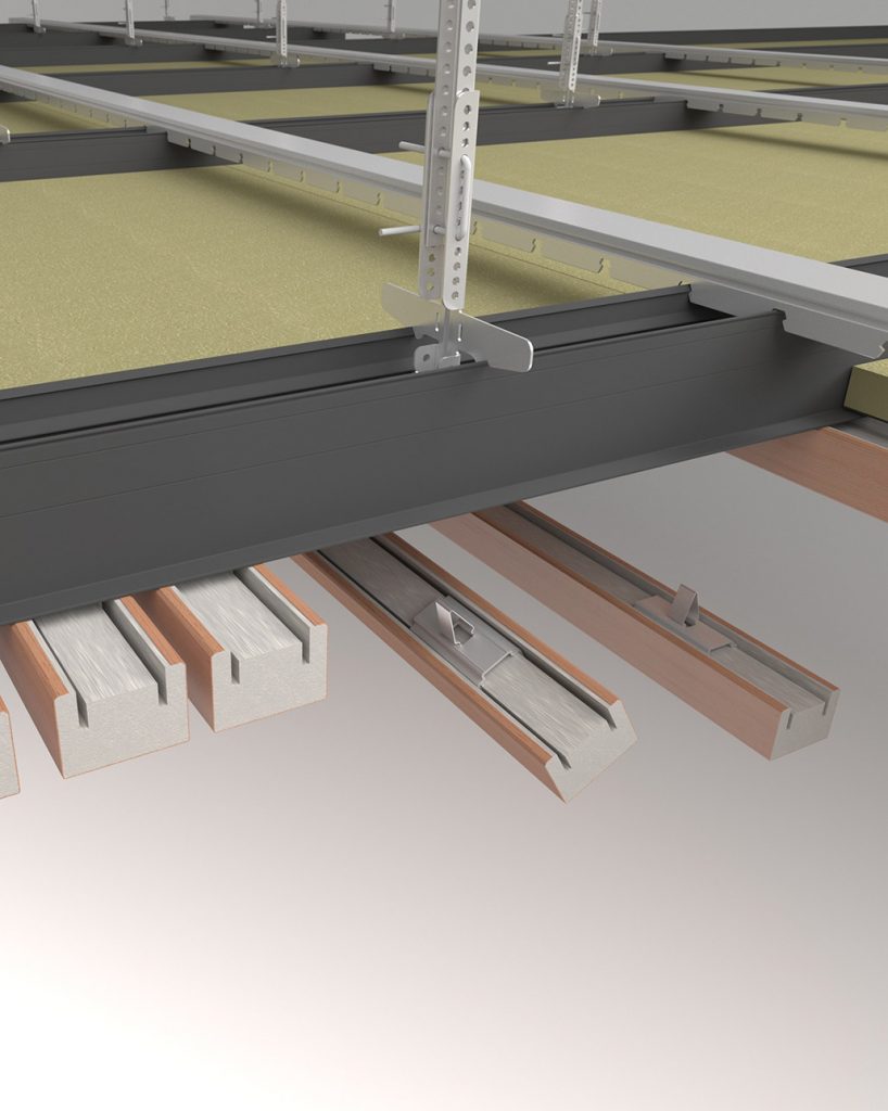 Linear Rib Installation - Ceiling | Gustafs Scandinavia