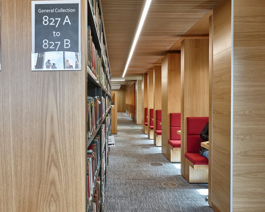 Studieplatser på universitetsbibliotek