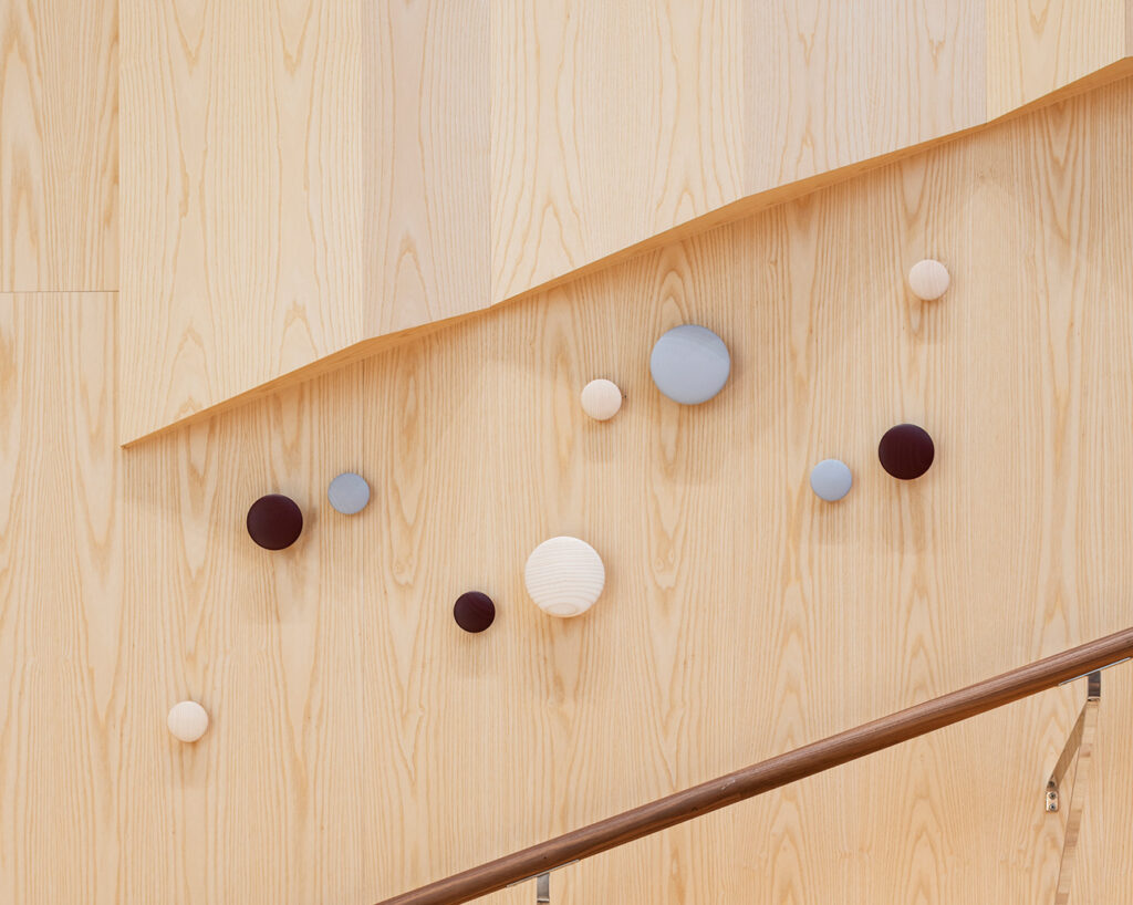 Detail image of bespoke corrugated panels
