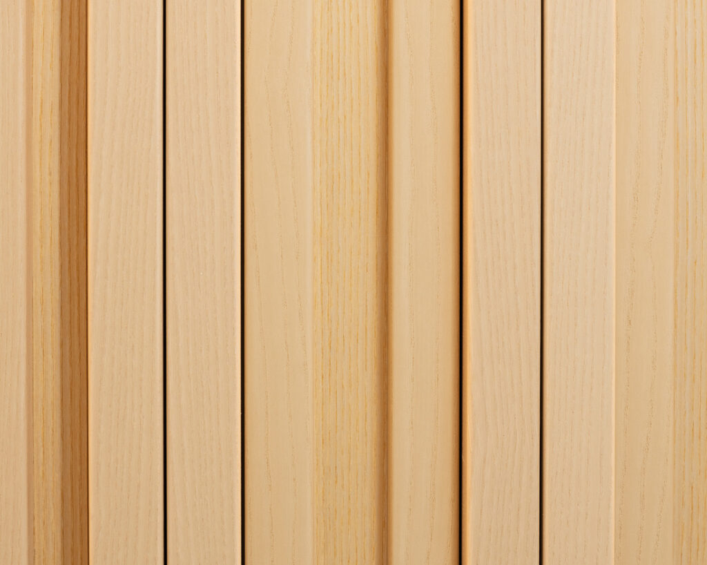 Detail image of ribs on panels