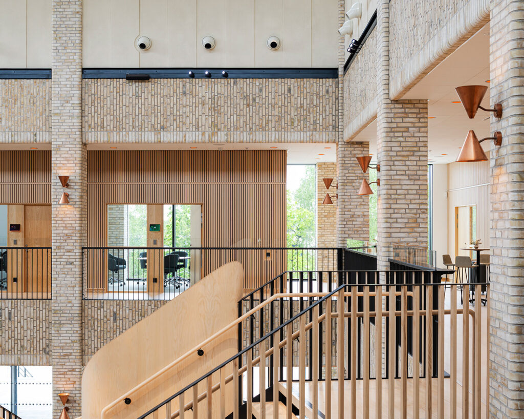 Atrium second floor linear ribs