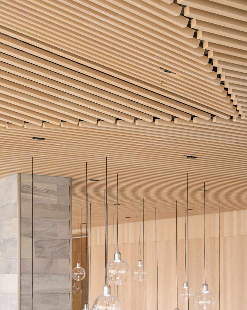 Ceiling ribs in ash detail image