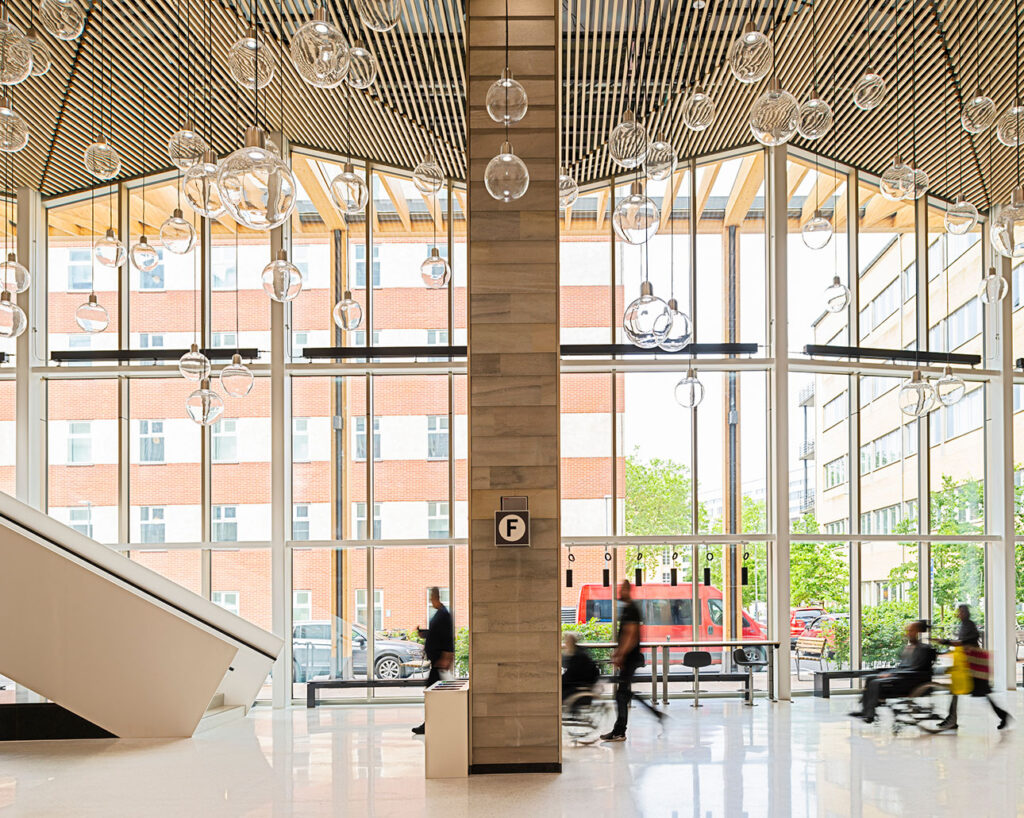 Entrance hall in hospital