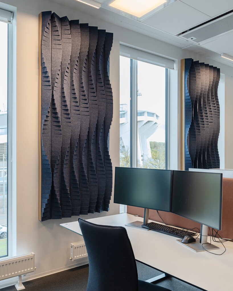Feltfon DNA indigo wall absorbers
