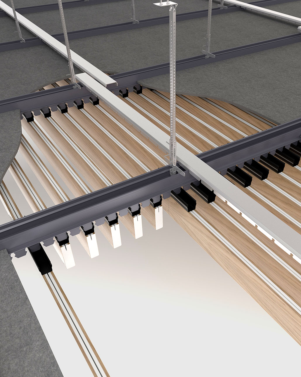 Linear Rib Narrow Installation – Ceiling - Image 2