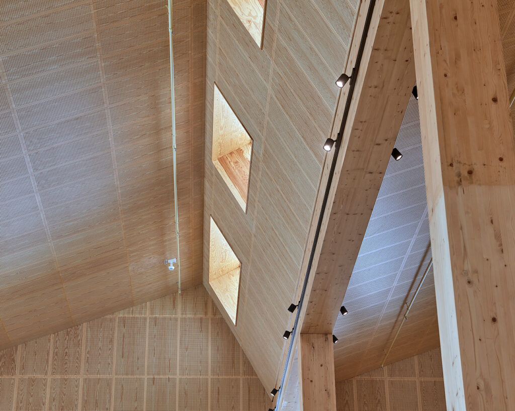 PH10 panels in Danish school