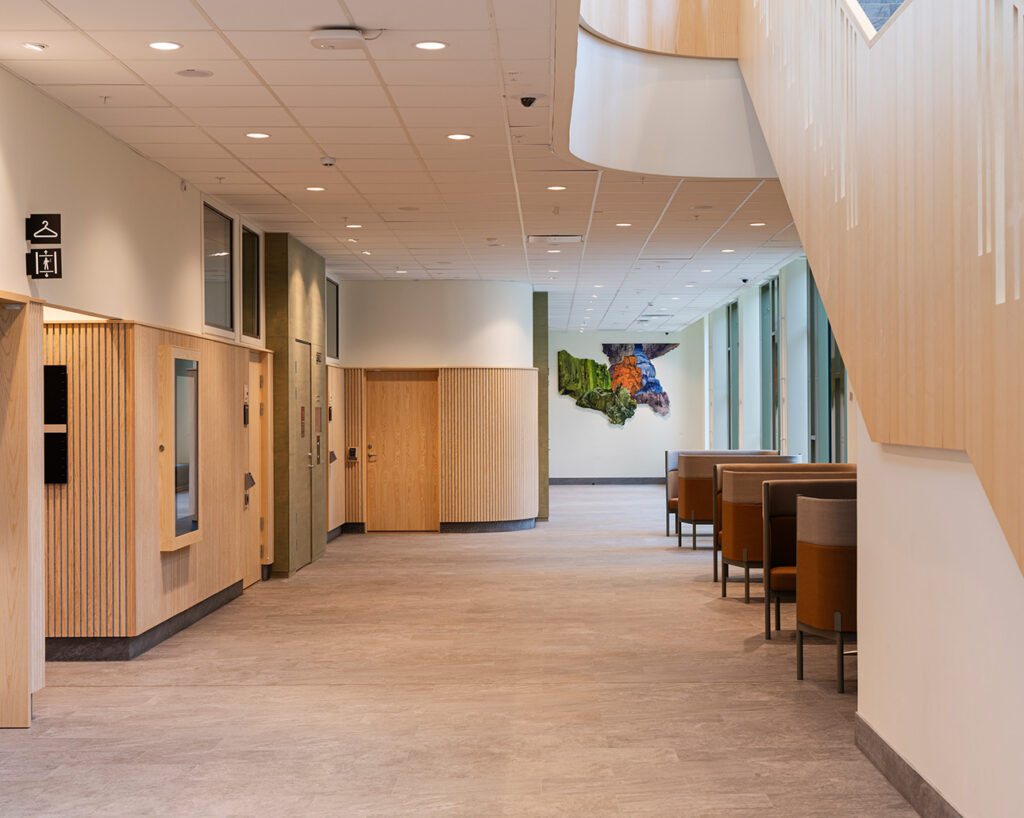 Lamellow below staircase