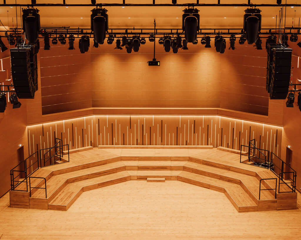 Stage from above