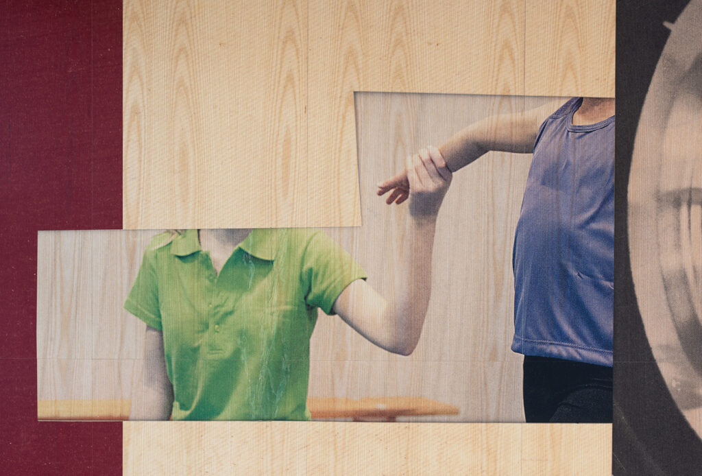 Vasa Real printed collage detail