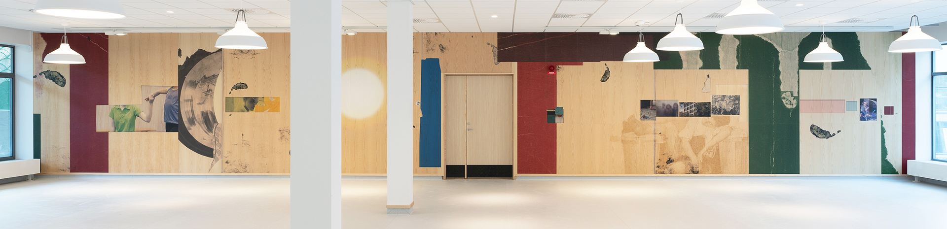 Vasa Real printed ash veneer panels