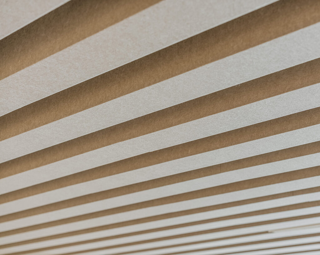 Feltfon linear rib ceiling detail image
