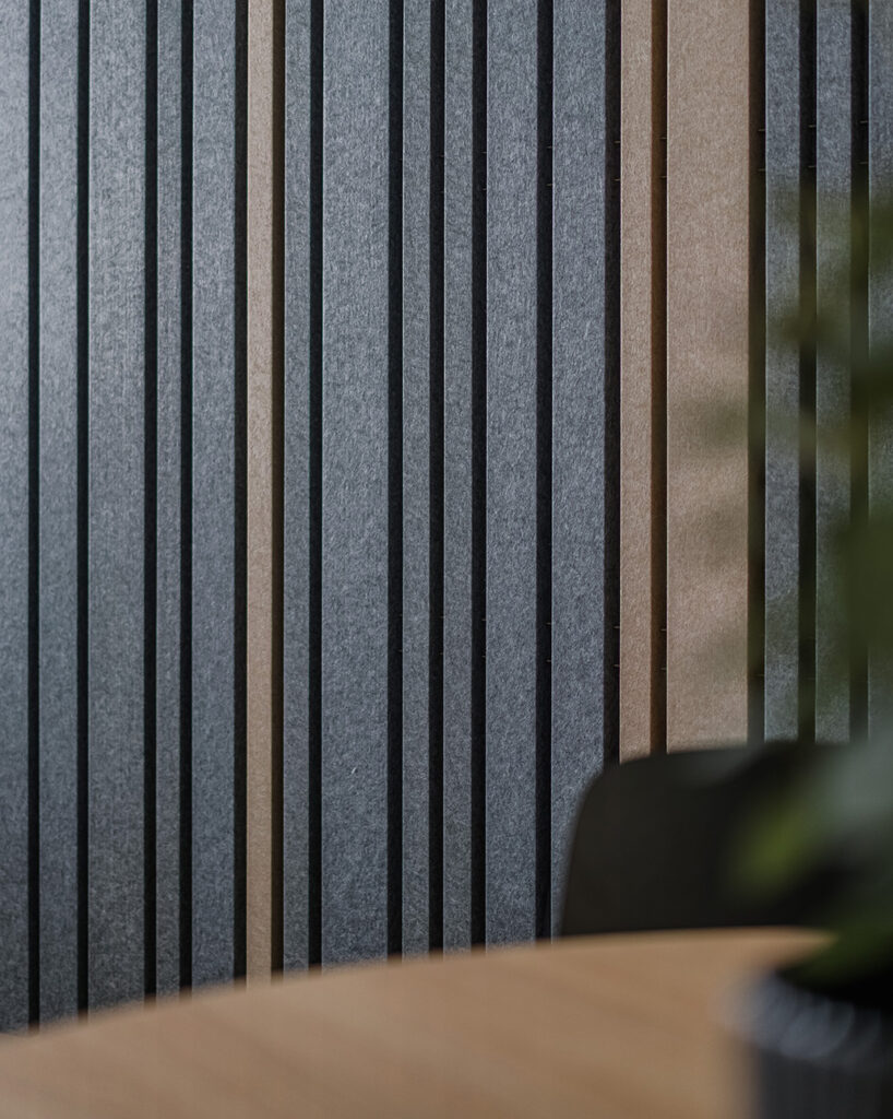 Feltfon linear rib wall detail image